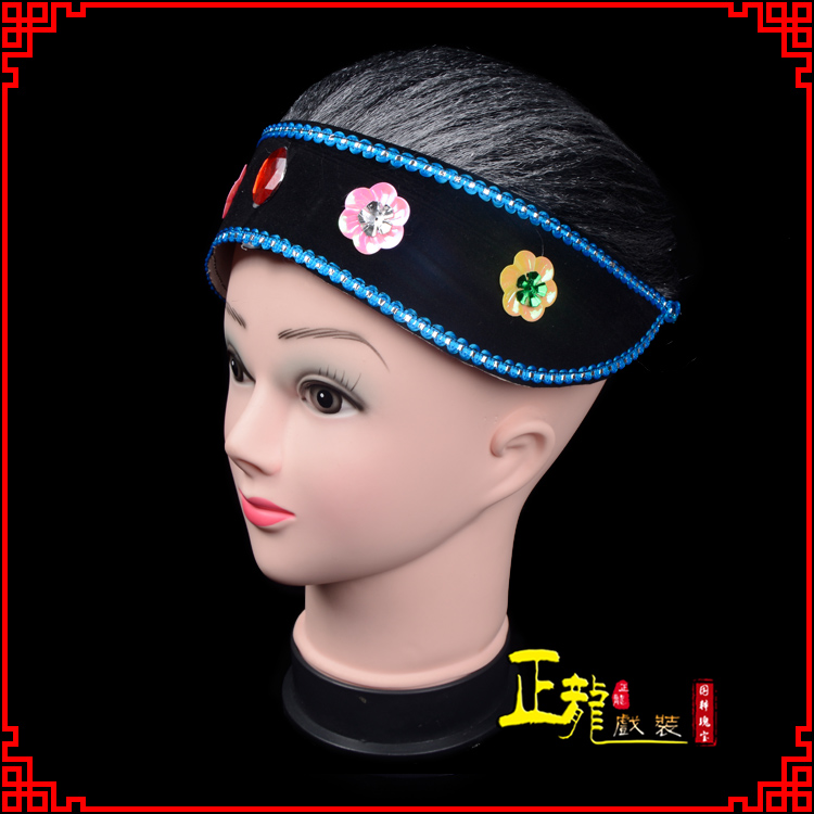 遂昌老旦媒婆穷老太婆假发套 老旦头套