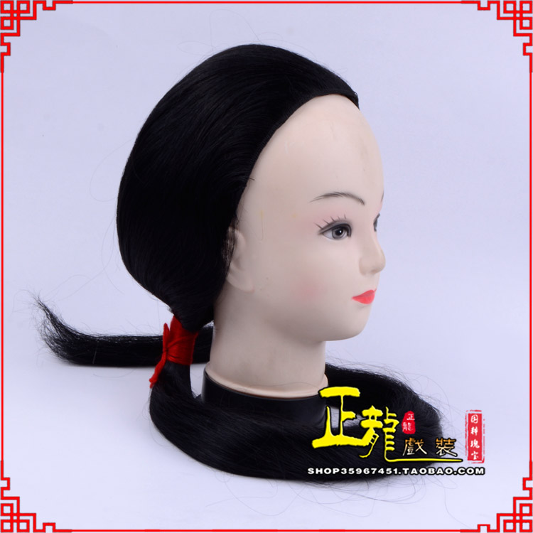 遂昌古装影视演出头套花旦假发 真发古装发