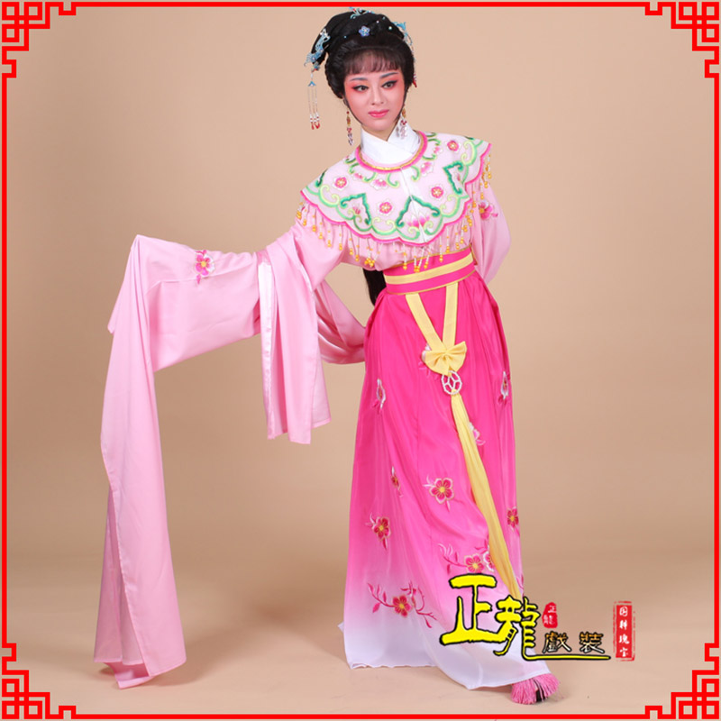 遂昌水袖青衣练功花旦服 梅花古装衣