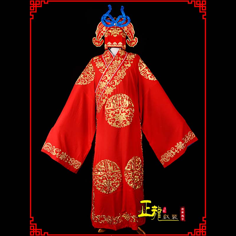遂昌武生服装软绉全金武生衣